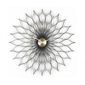 Black Sunflower clock