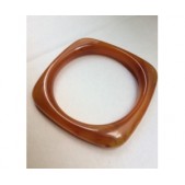 Amber Bakelite Bracelet